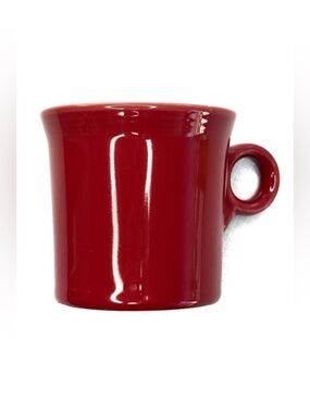 Fiestaware Scarlet Red Ceramic Mug Classic Ring Handle